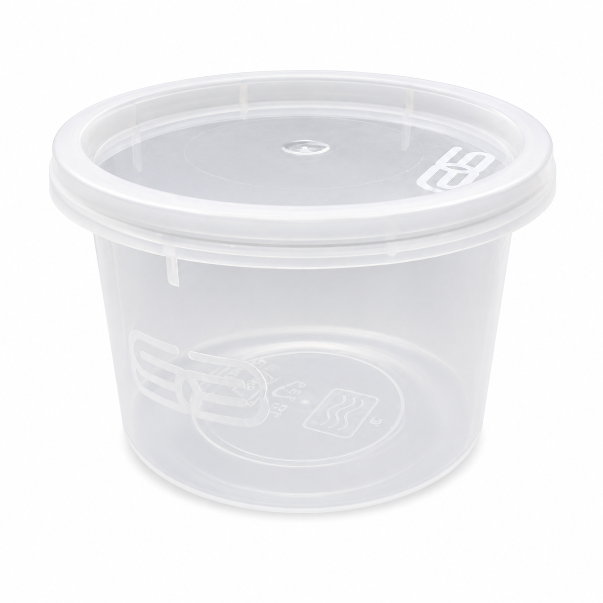 SATCO Round Pots with Lids (250 Per Box)