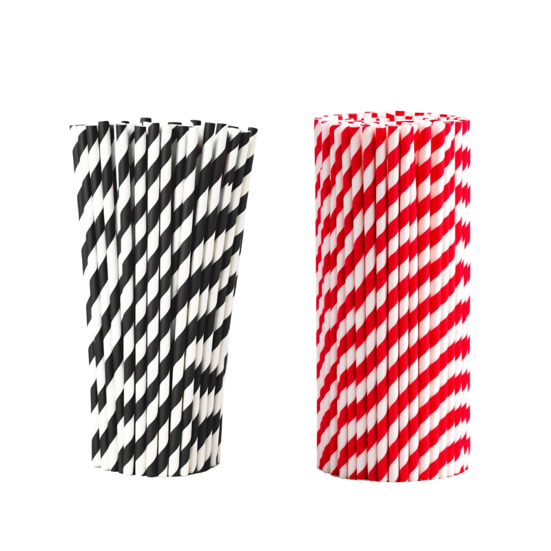 9MM Stripe Straw (200 Per Box)