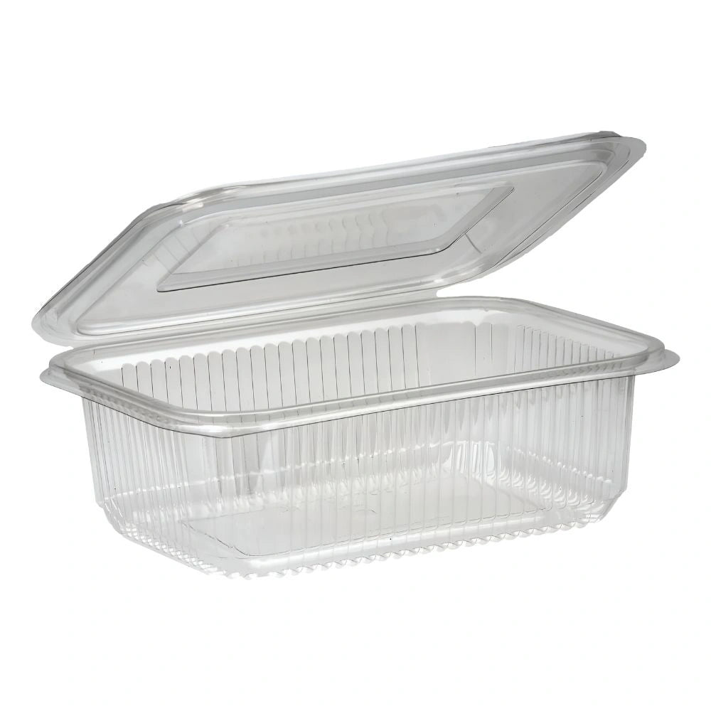 Rectangular Pet Hinged Container