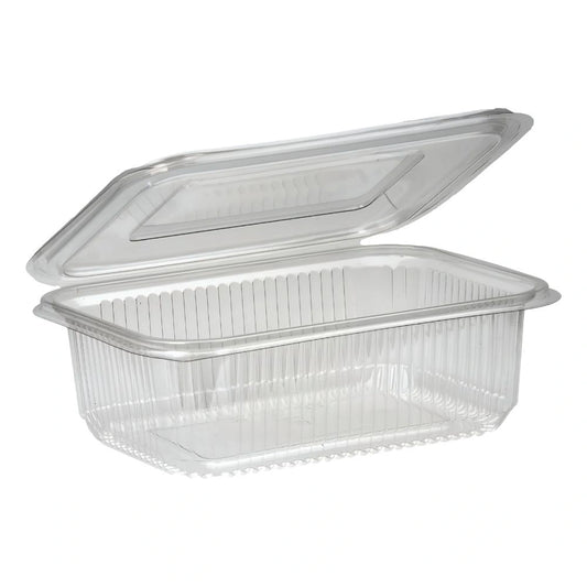 Rectangular Pet Hinged Container