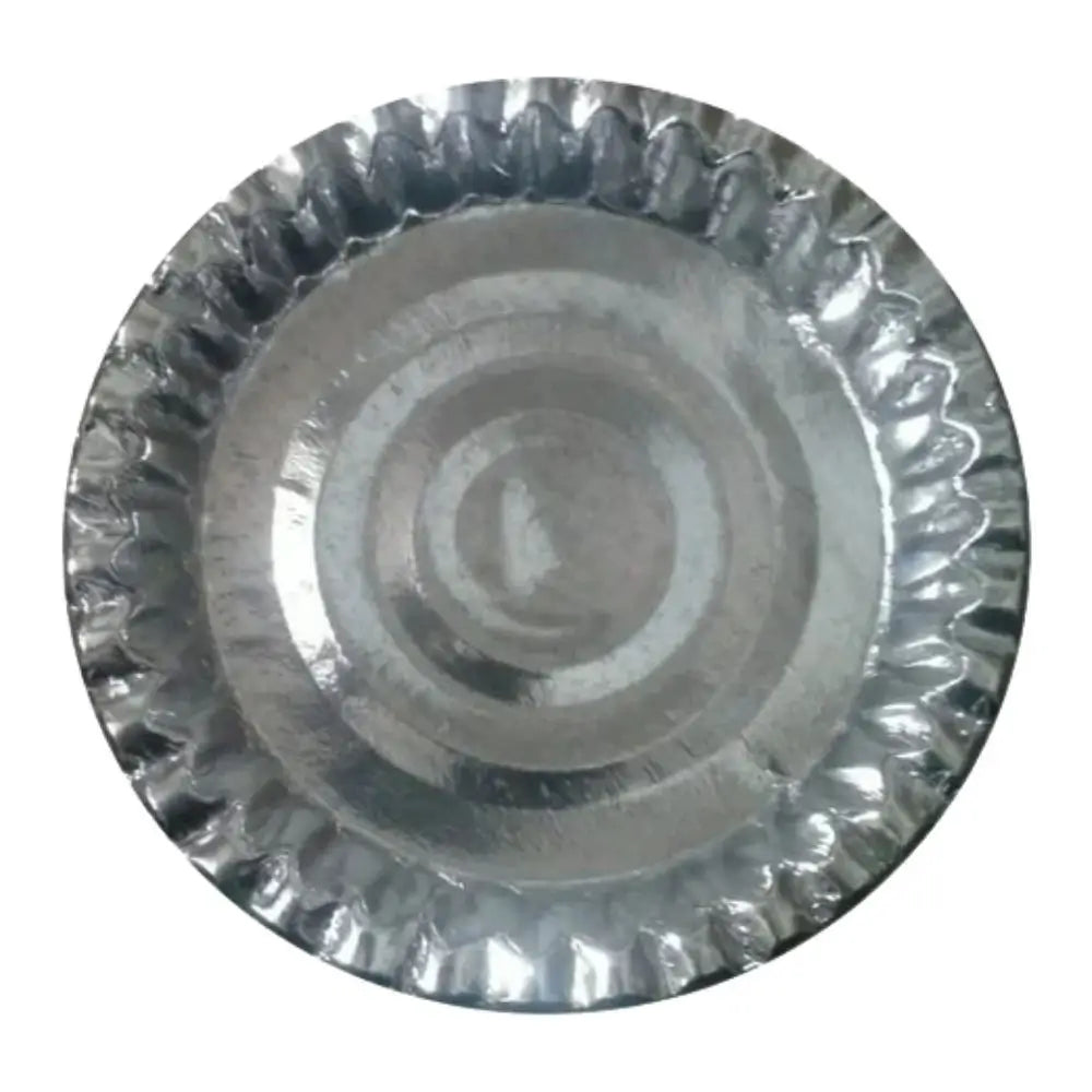 SILVER COATED PAPER PLATE