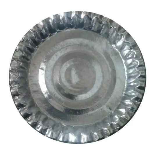 SILVER COATED PAPER PLATE