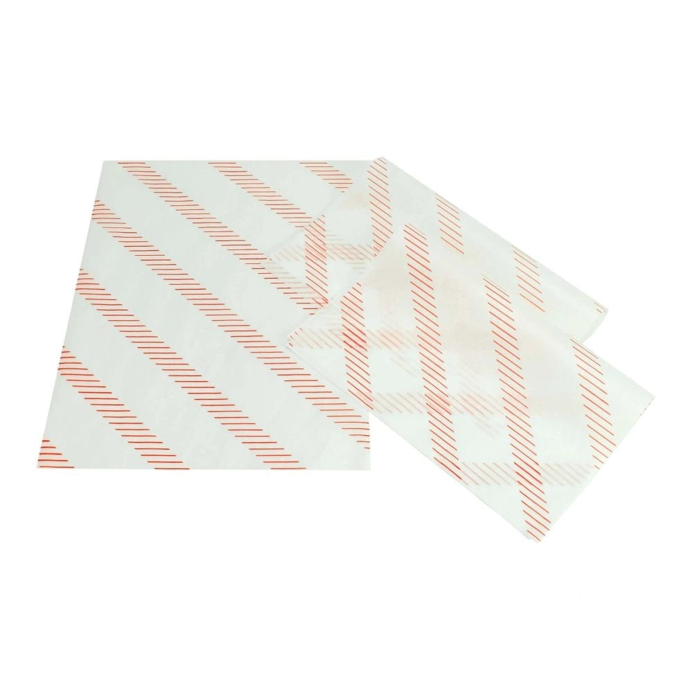 Printed Burger Wrap-red