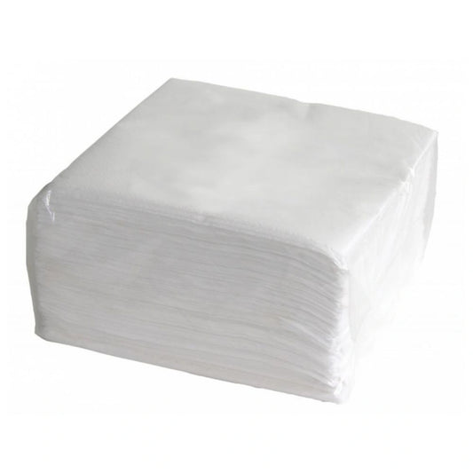 33x33cm 2 Ply White Napkins (2000 Per Box)