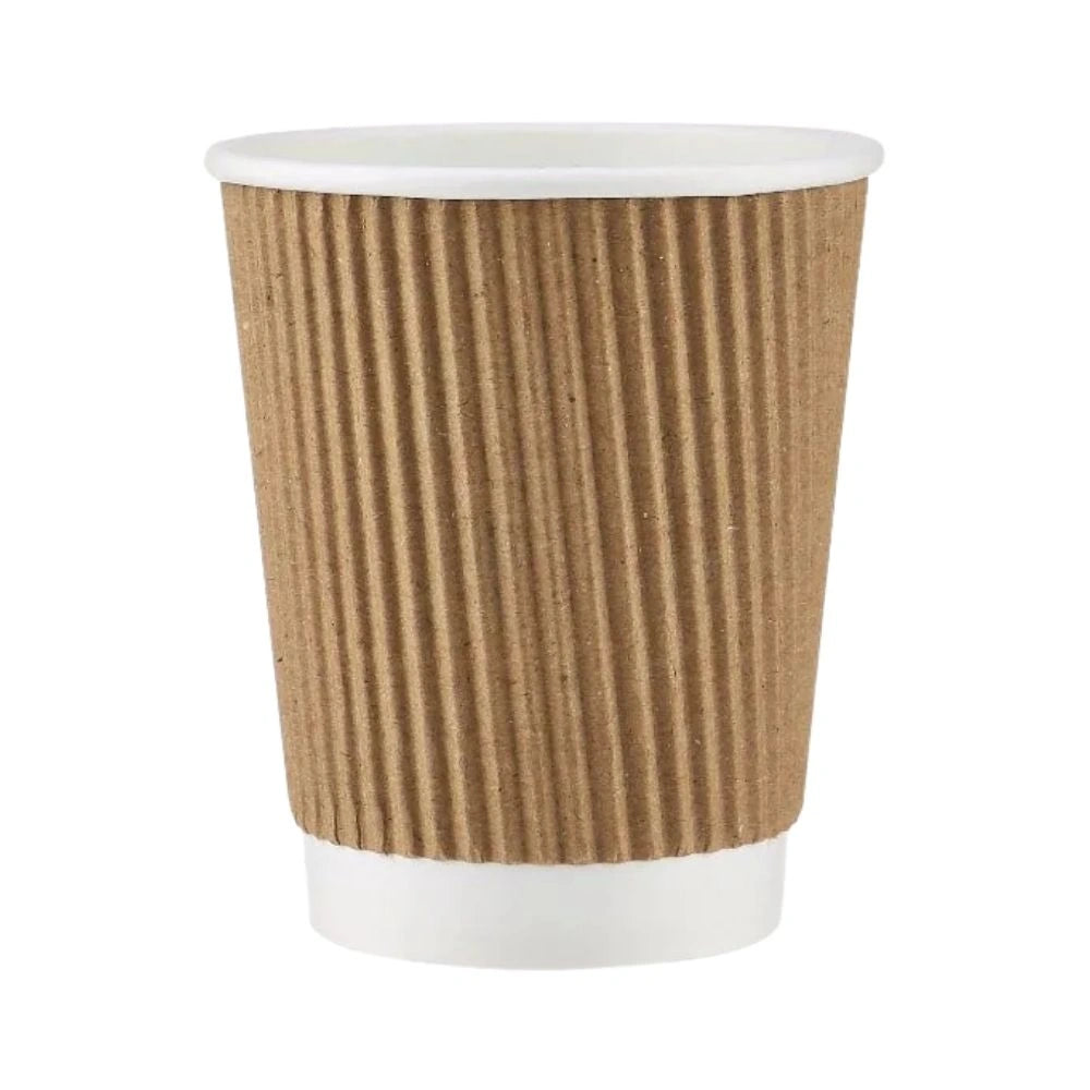 Brown Ripple Coffee Cup