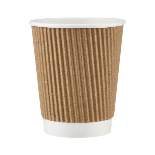 Brown Ripple Coffee Cup