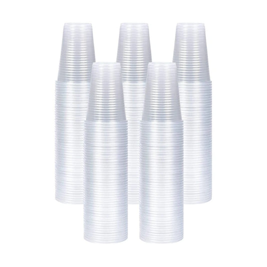 100 Pcs 7oz Disposable Plastic Cups- Clear (3000 Per Box)