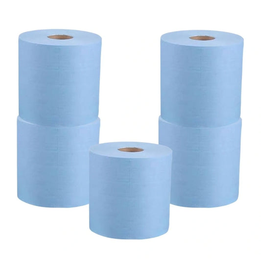 Heavy Duty Blue Centrefeed Roll (6 Per Box)