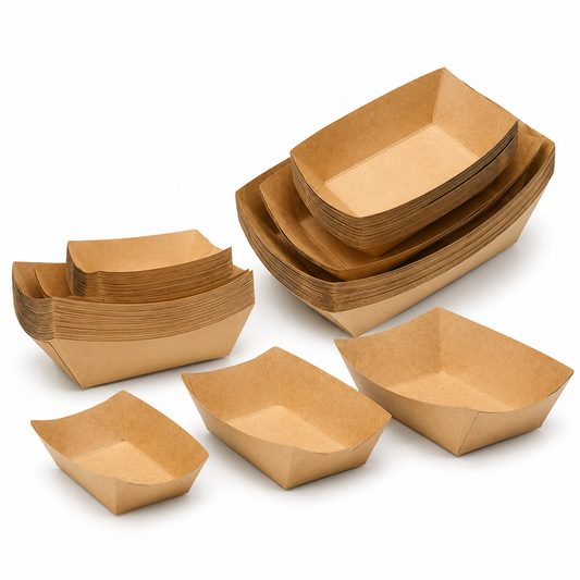 Kraft Boat Tray (1000 per box)