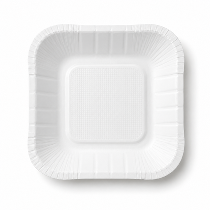 White Paper Tray - Square (1000 per box)
