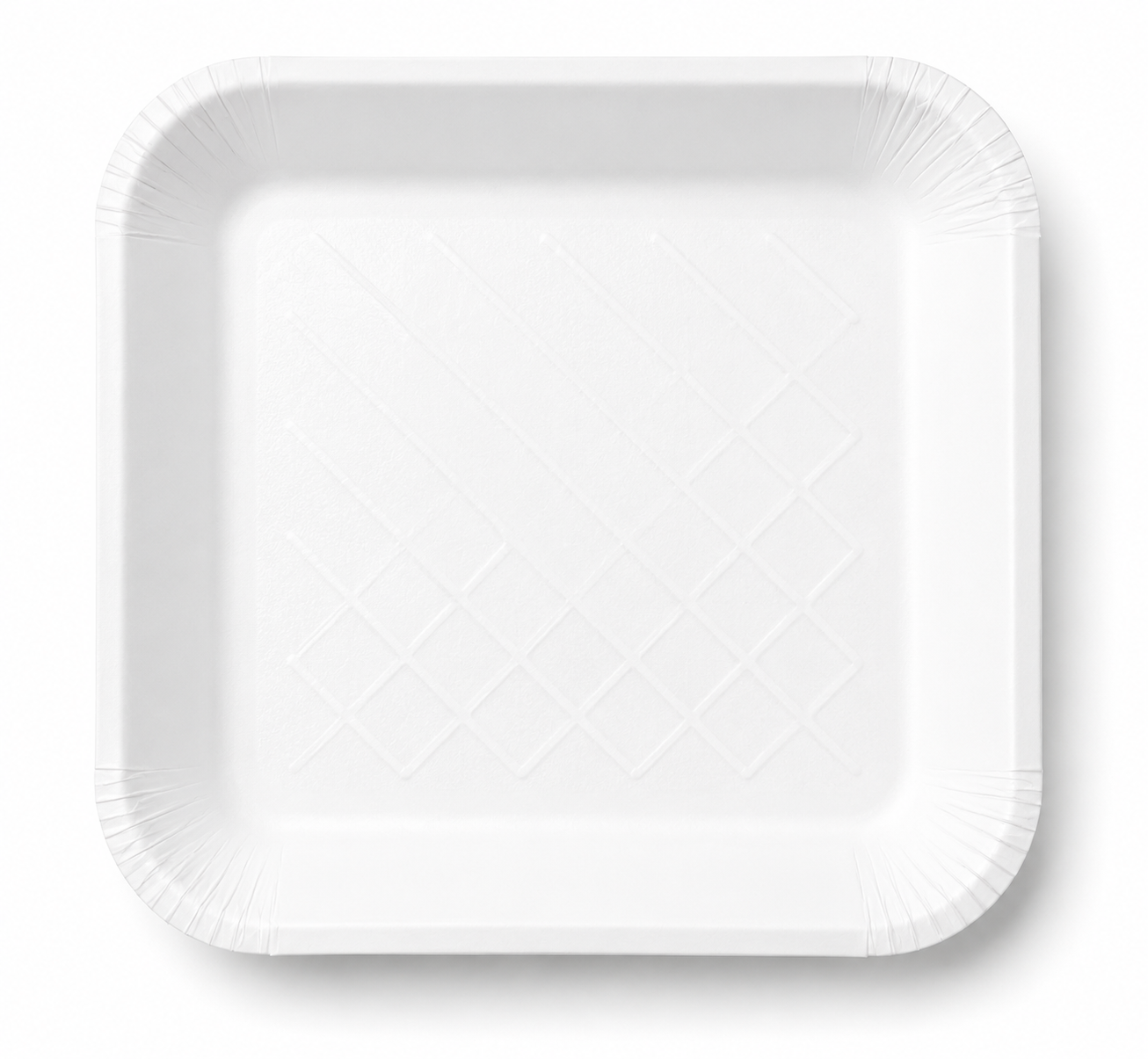 White Paper Tray - Square (1000 per box)