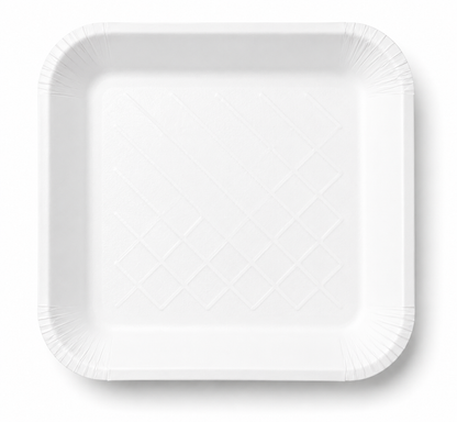 White Paper Tray - Square (1000 per box)