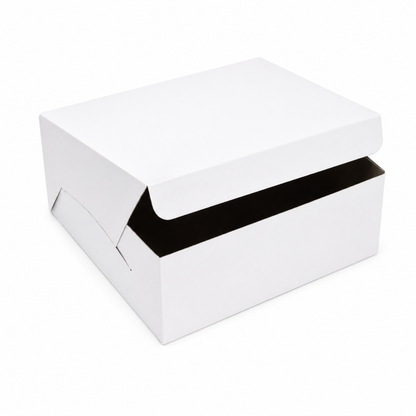 White Cake Box