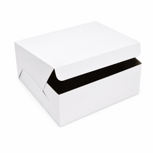 White Cake Box