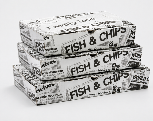 Printed Fish & Chip Boxes (75 Per Box)