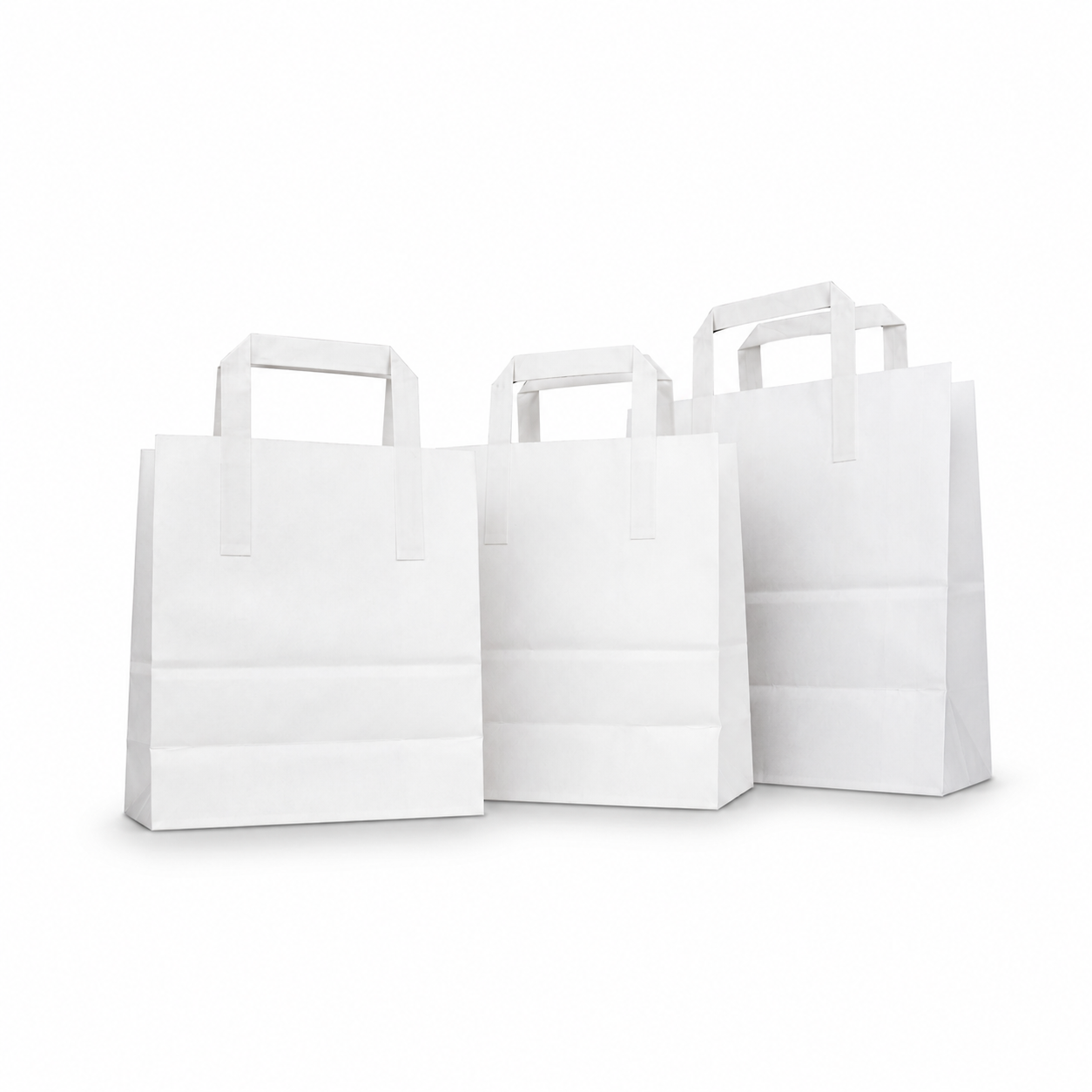 White Paper Carrier Bag (250 Per Box)