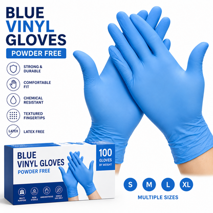 Vinyl Gloves (100X10 Per Box)