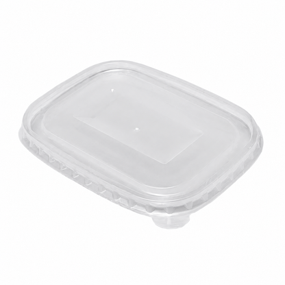 Kraft Rectangle Food Bowls Clear Lids (300 Per Box)
