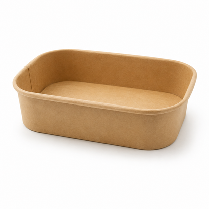 Kraft Rectangle Food Bowls (300 Per Box)