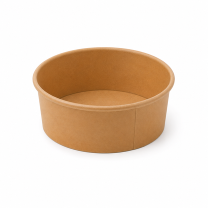 Kraft Round Food Bowls (300 Per Box)