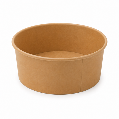 Kraft Round Food Bowls (300 Per Box)