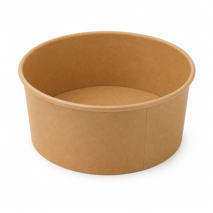 Kraft Round Food Bowls (300 Per Box)