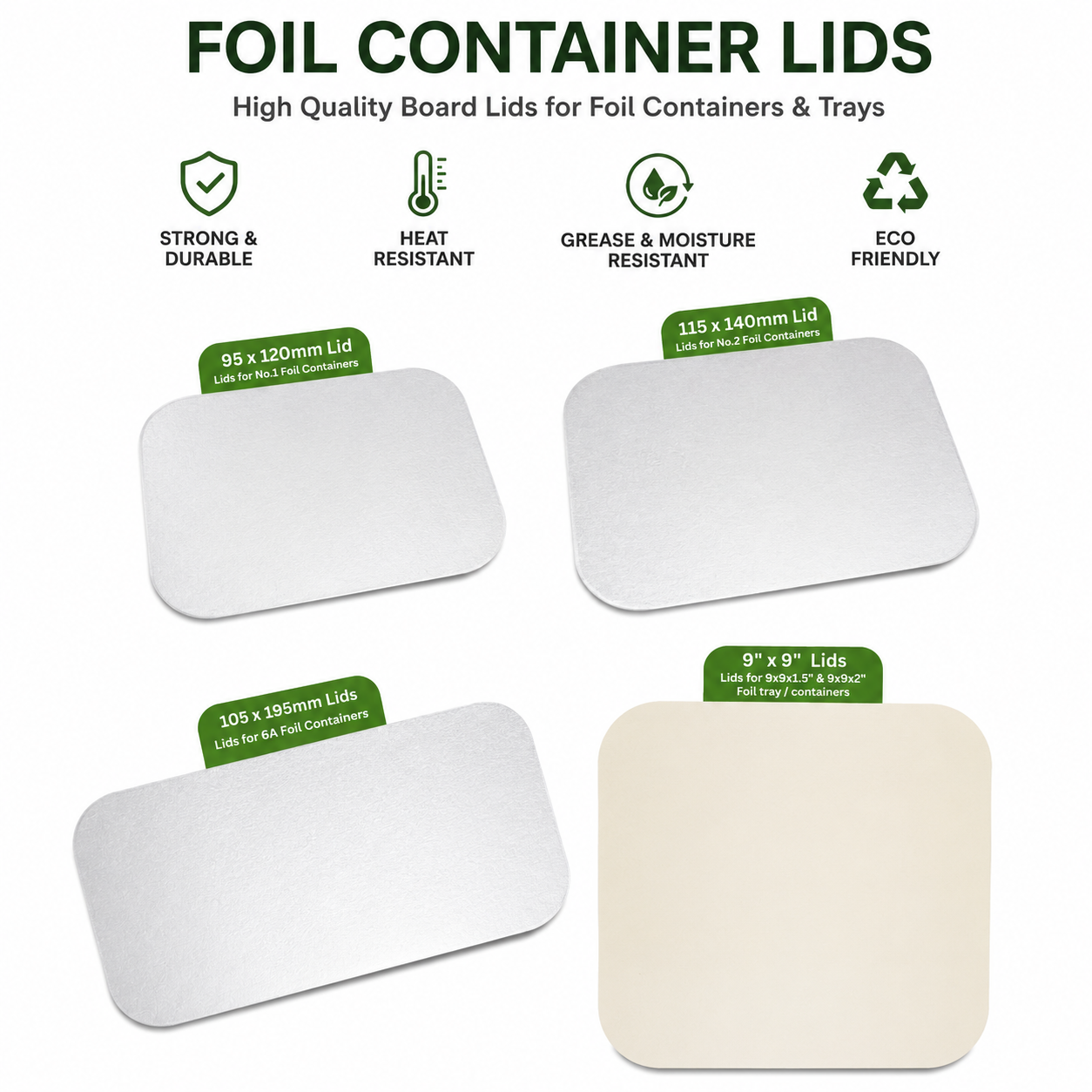 Lids for Foil Containers