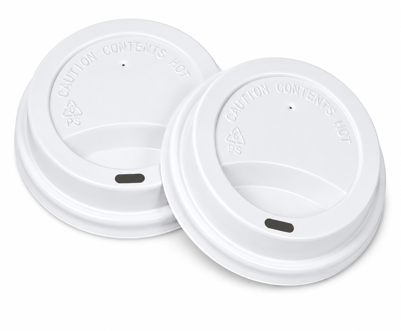 White PS Lids for Coffee Cup