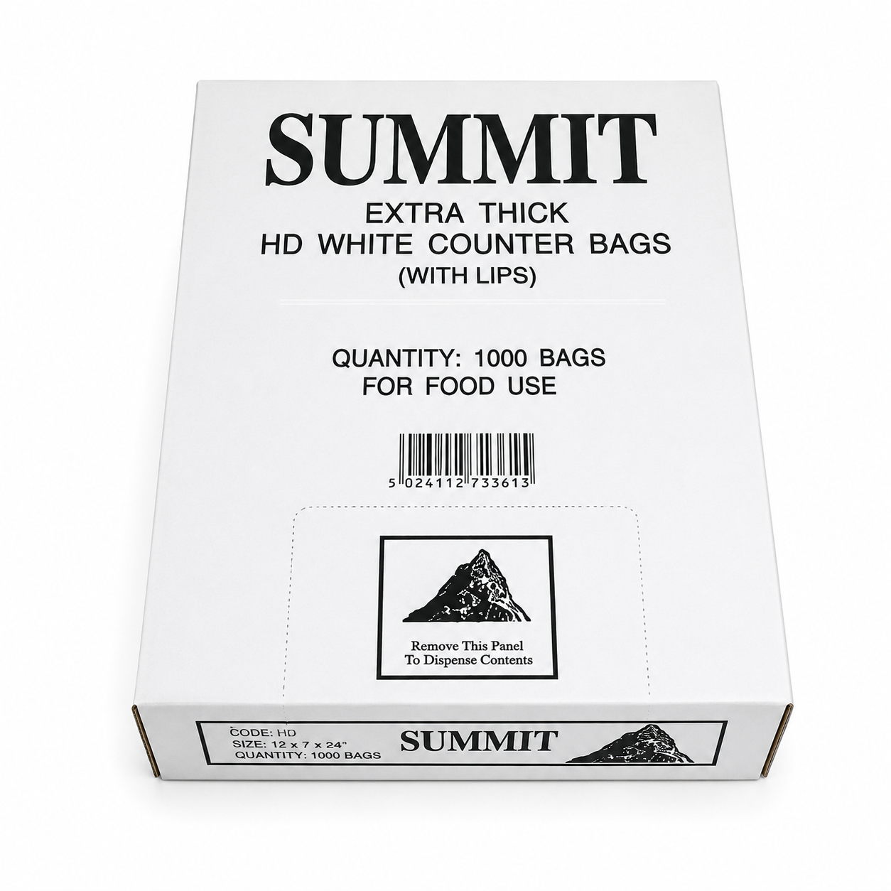 Summit HD Counter Bags (1000 Per Box)