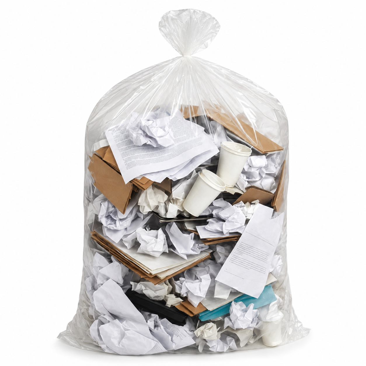 Clear Compactor Bin Bags