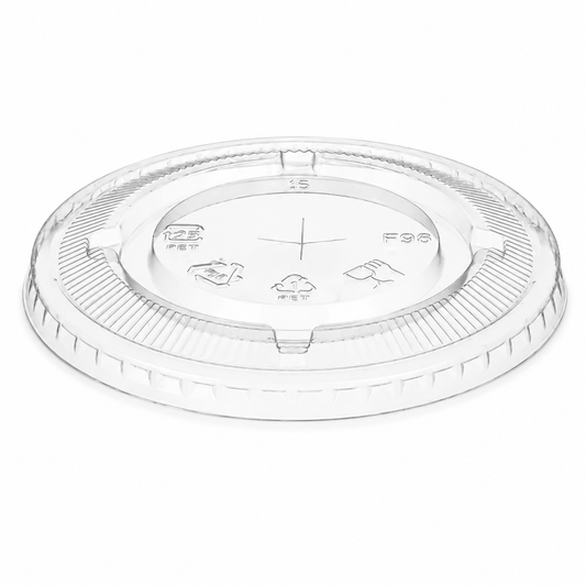 PET 80MM Flat Lid (500 Per Box)