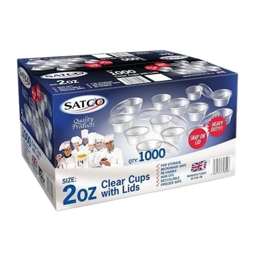 Satco Round Pots & Lids