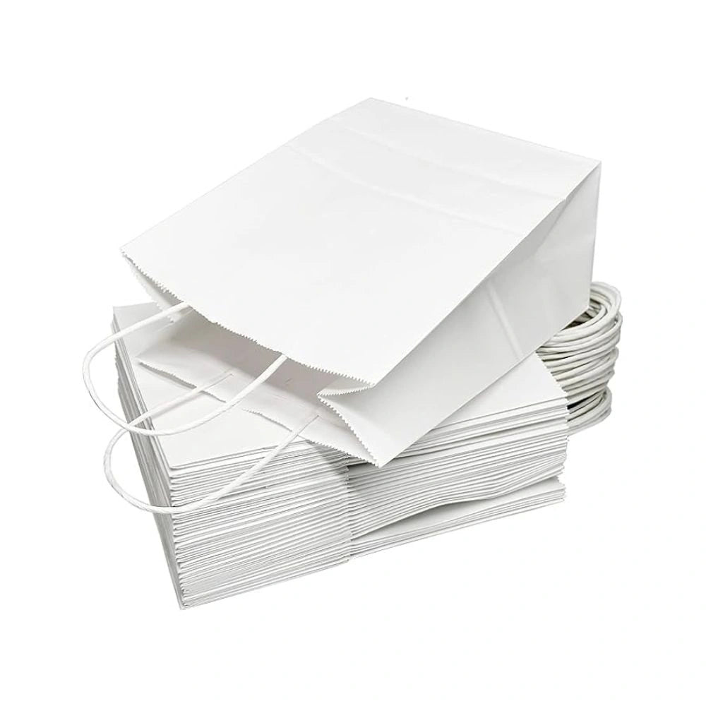 White Paper Carrier Bag (250 Per Box)