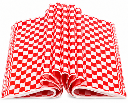 Printed Burger Wrap-Red